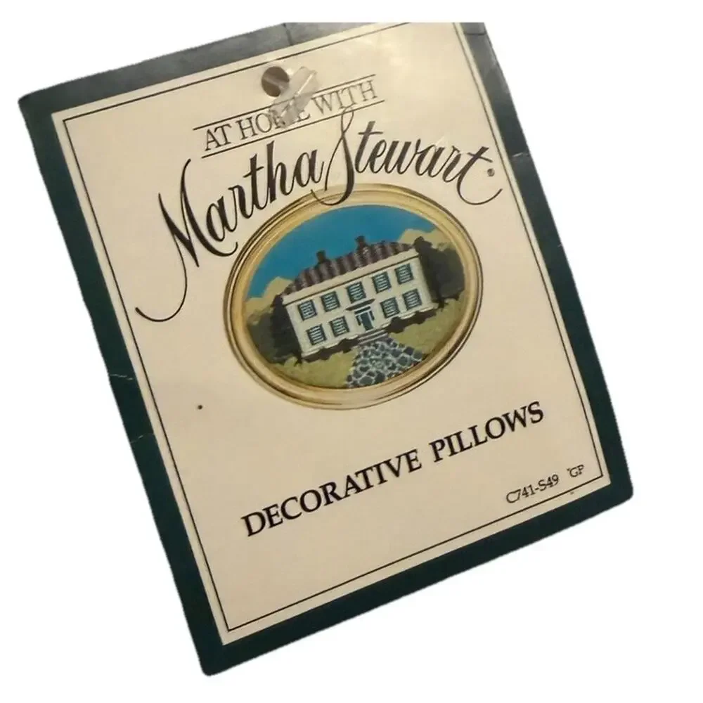 VINTAGE MARTHA STEWART Throw Pillow Ruffle Floral Medley NEW 1990’s 3275-60